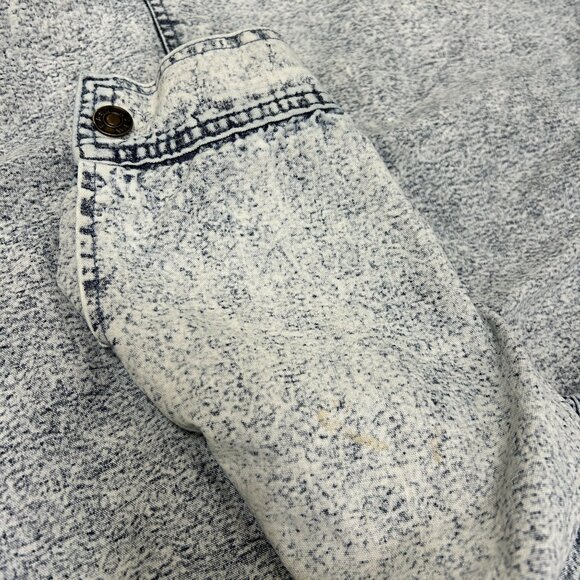 Vintage Acid Wash Denim Jacket East West by The Panda Group Oversized Sz Medium - Picture 10 of 16